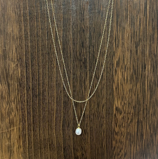 Pearl Diver Petite Necklace
