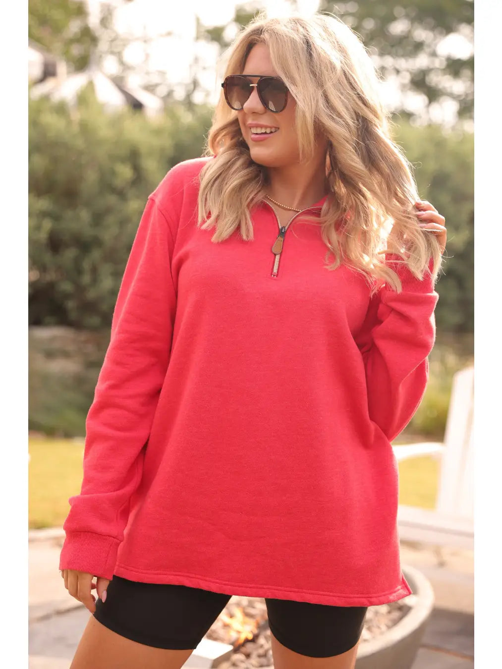 Quarter Zip Pullover by Jess Lea