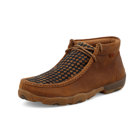 Twisted X Men's Driving Moc Saddle/Blue