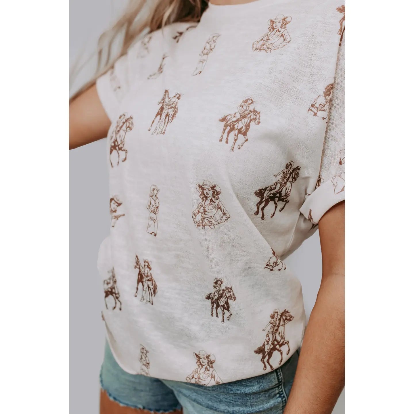 Cowgirl Loose Fit Tee