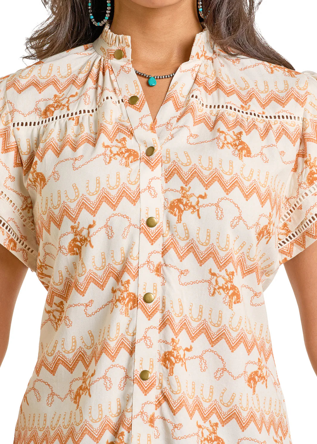 Snap Flutter Sleevel Top