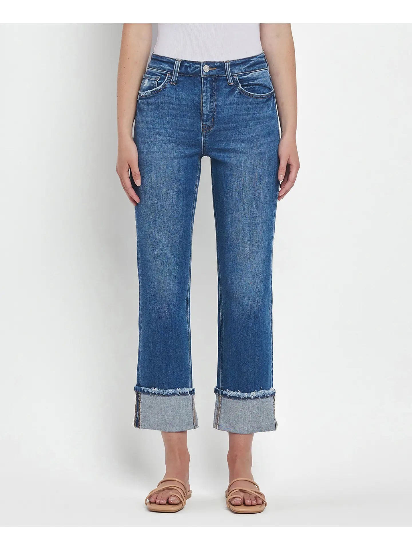 Vervet High Rise Cuffed Jean