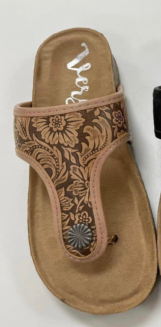 The Darla Tooled Sandal