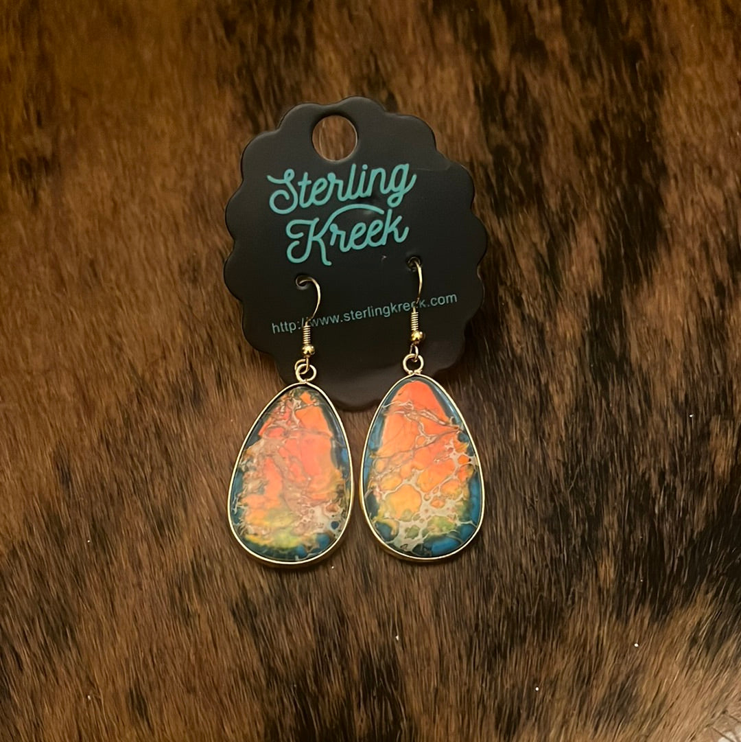 Sunset on the Beach Earrings