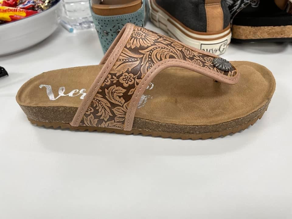The Darla Tooled Sandal