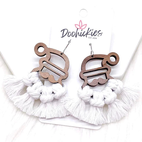 Santa Macrame Earrings