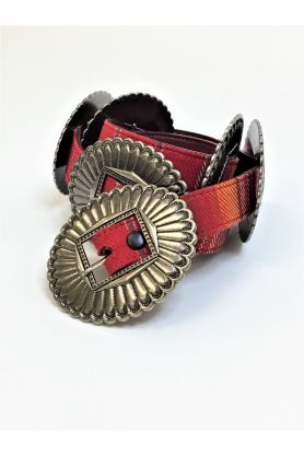 L&B Red Serape Belt