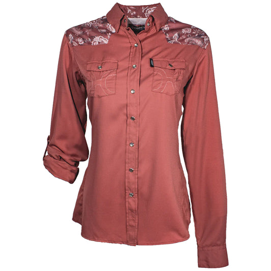Hooey Sol Marsala LS Shirt