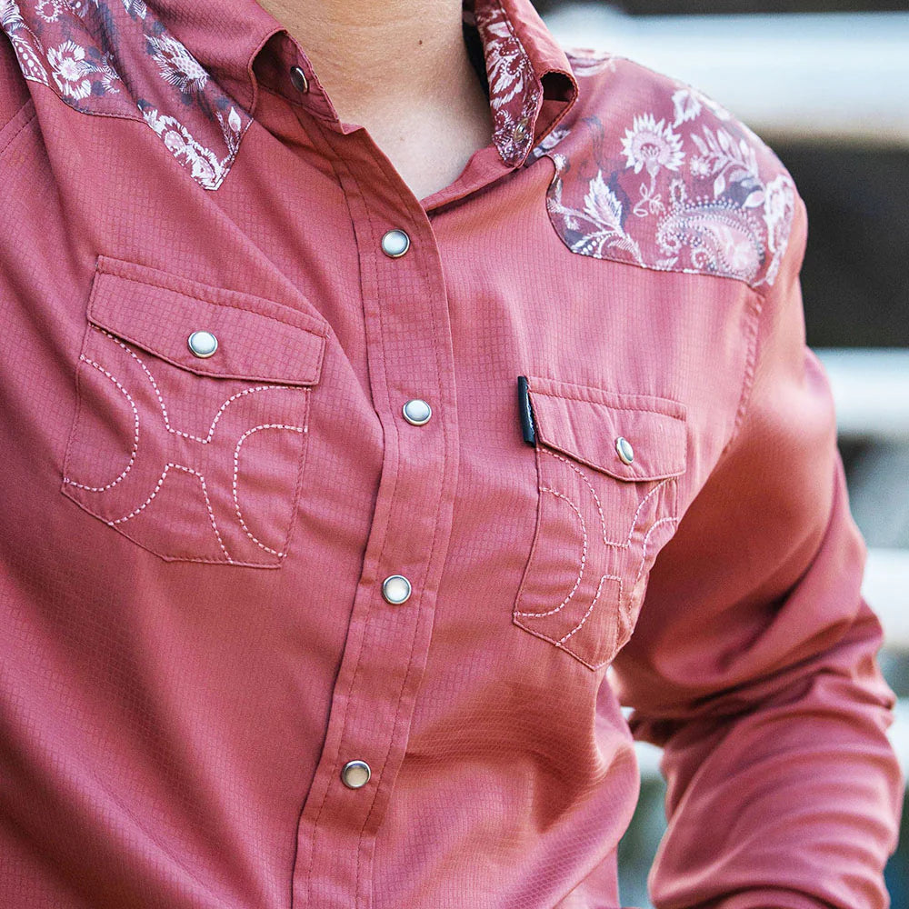 Hooey Sol Marsala LS Shirt