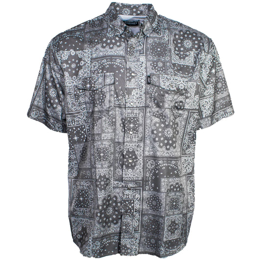 Hooey Sol Charcoal SS Pearl Snap