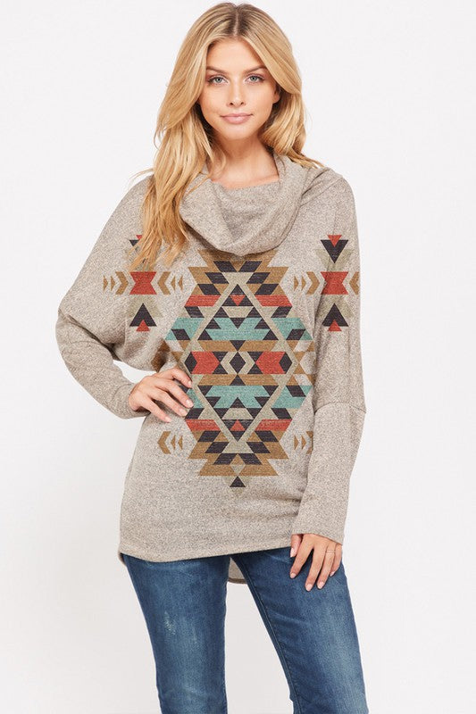 The Fontana Cowl Neck Sweater