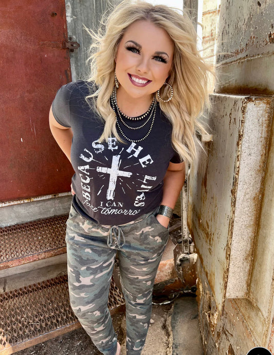 The Five Oaks Camo Joggers