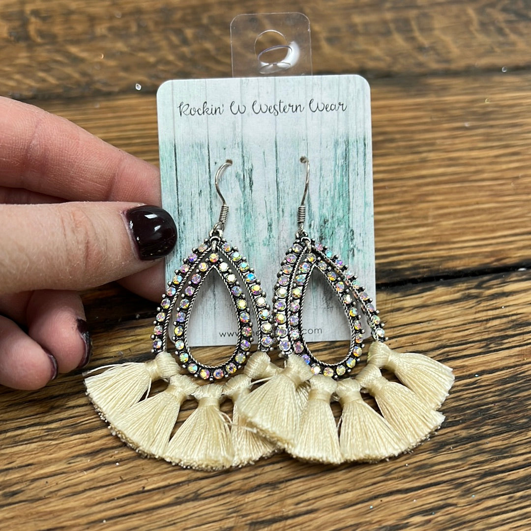 Double Teardrop Earrings