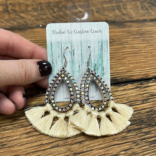 Double Teardrop Earrings