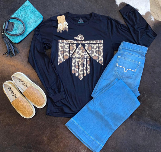 Ella Leopard Thunderbird L/S Tee