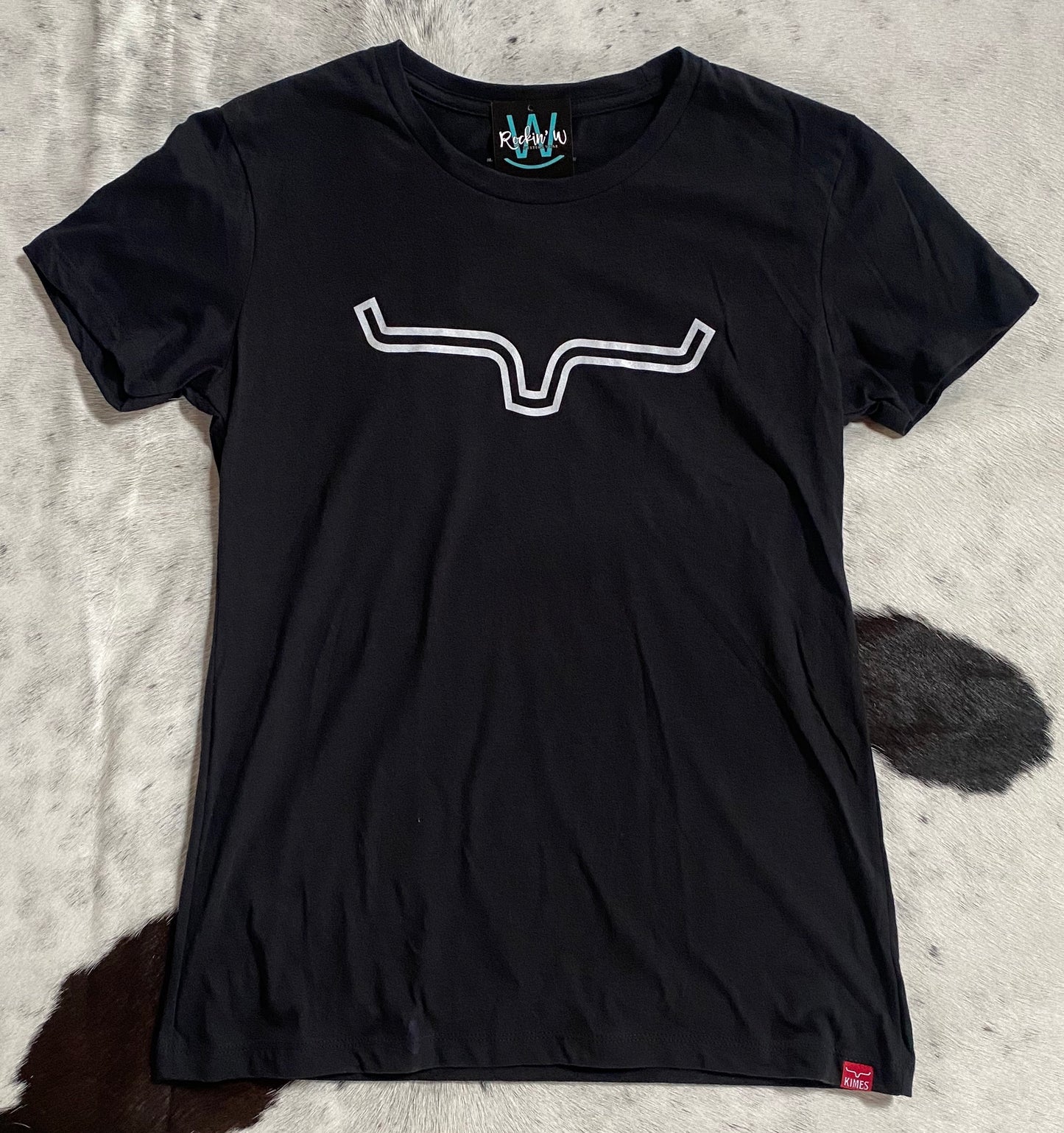 The Outlier Tee in Black for Ladies by Kimes Ranch