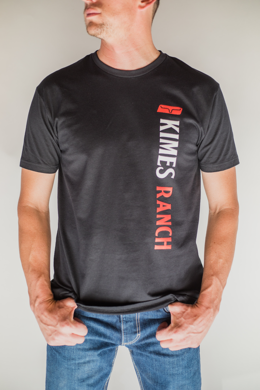 Kimes Vertical Lockup Men's Tee Black
