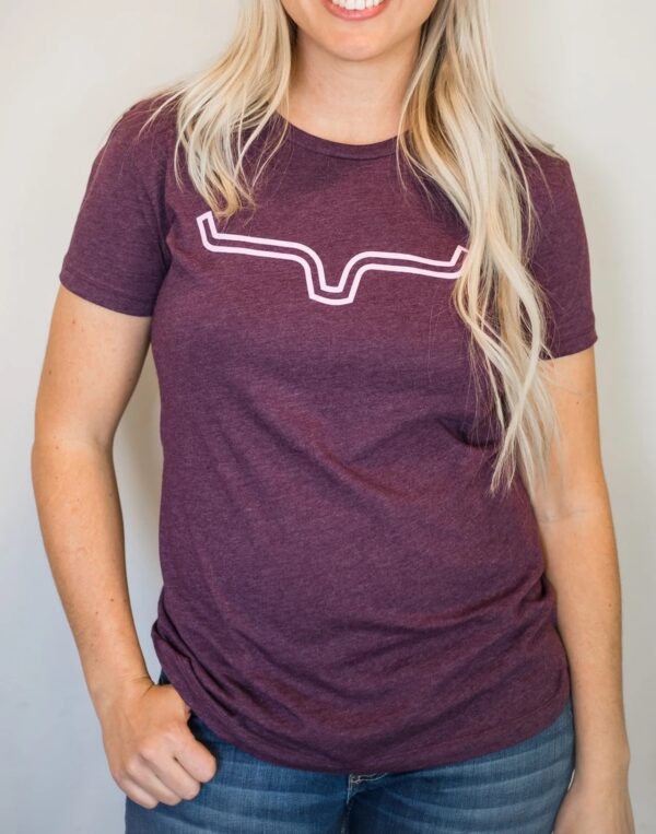 Ladies Outlier Tee Vintage Purple