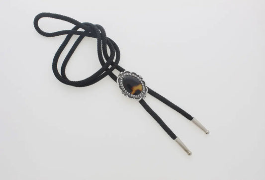 Amber Trail Bolo Tie