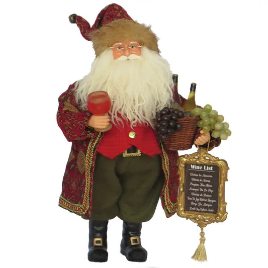 15" Wine Master Santa