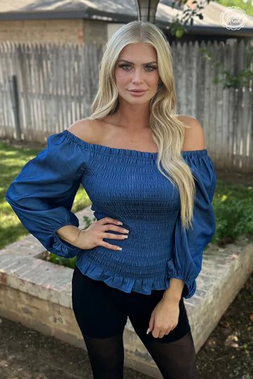 Denim Darling Top