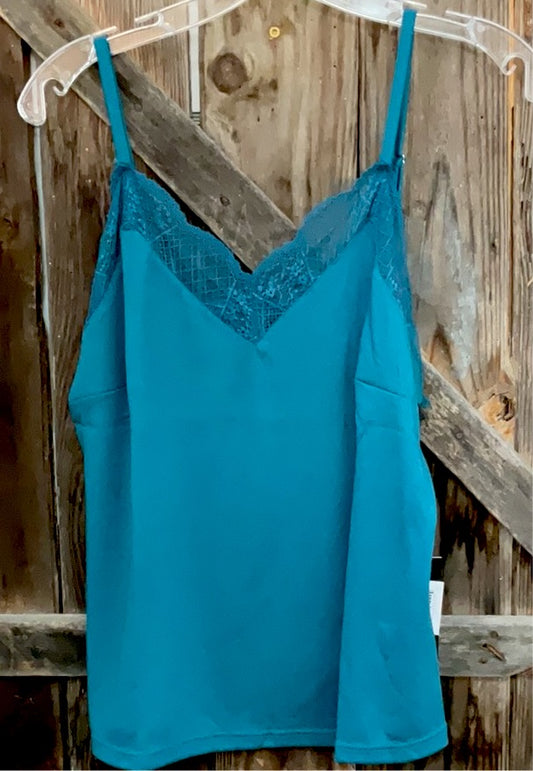 Rock N Roll Teal Cami