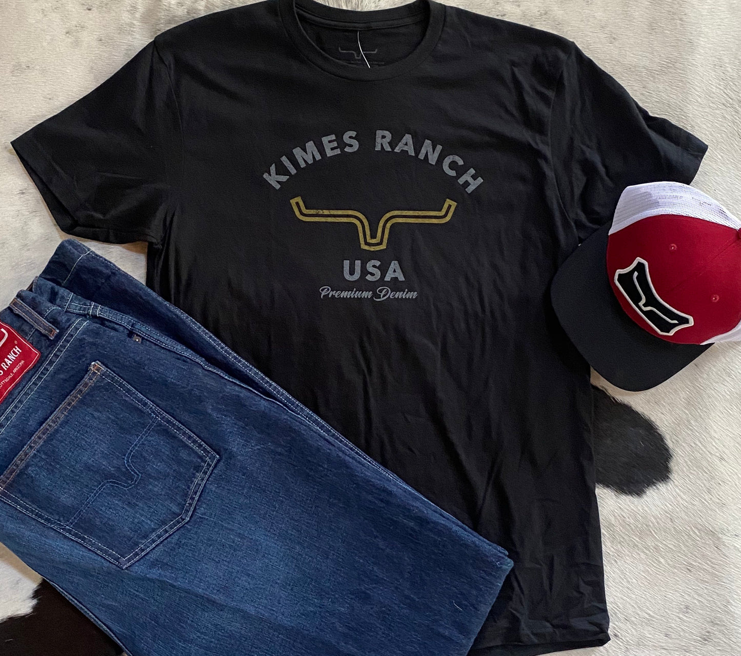 Kimes Ranch Arches Black Tee