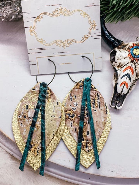 Wildwood Triple Stacked Earrings