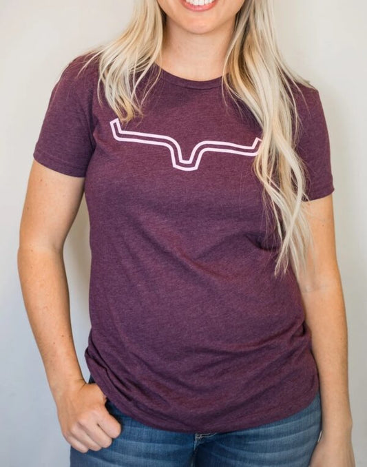 Ladies Outlier Tee Vintage Purple